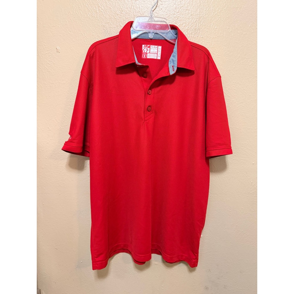 Chick fil A Team Style Red Polo Shirt‎ Mens XL Recycled Fabric